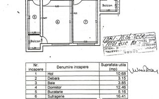 Apartament cu 3 camere, mobilat si utilat, etaj 3, VASLUI zona CENTRU; - Poză 9