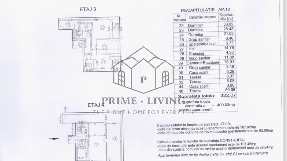 DUPLEX SUPERB CU 4 CAMERE LA  INCHIRIERE IN ZONA FLOREASCA - Schiță 28