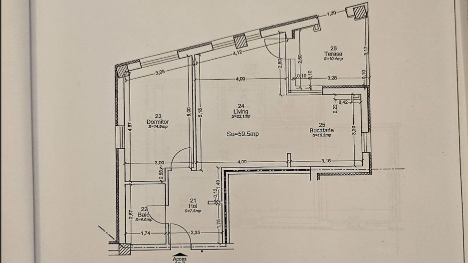 Apartament 2 camere - 60 mp utili - Poză 2