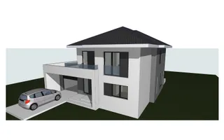 Casa moderna in Selimbar cu garaj- Terasa la parter, 2 balcone la etaj - Poză 24