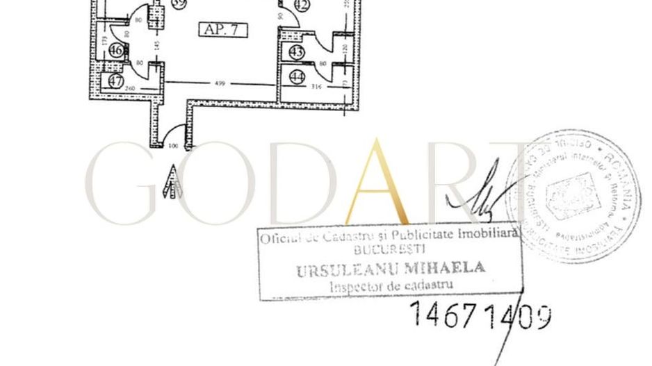 Apartament elegant de 3 camere lângă Parcul Herăstrău | 95 mp utili | - Schiță 13