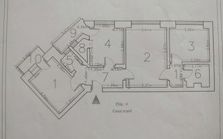 BRASADAS vinde ap 3 cam 2 băi 2 balc etaj 4/4 in Micro 16. - Poză 7