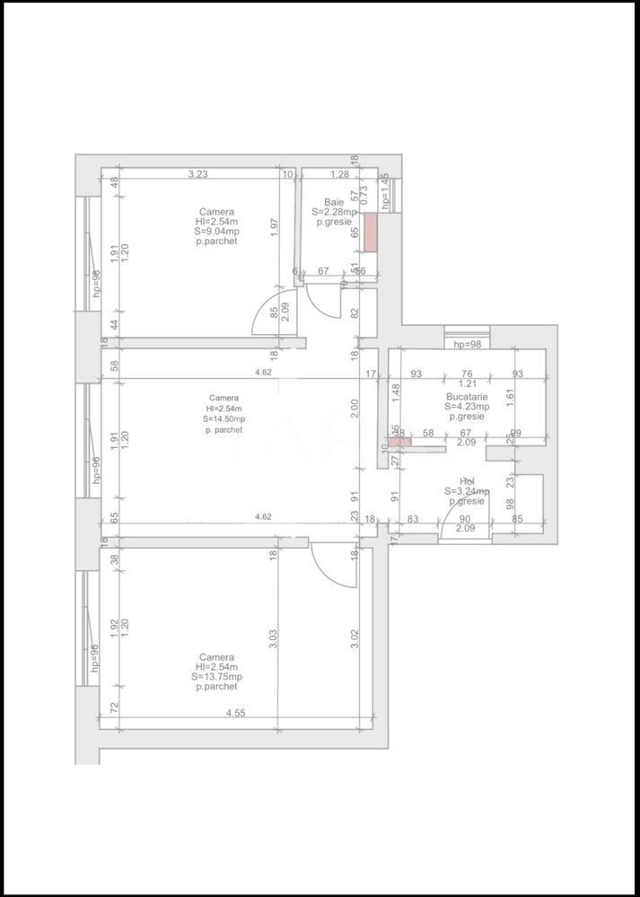 Apartament renovat cu 3 camere, în zonă liniștită și bine conectată. - Poză 8