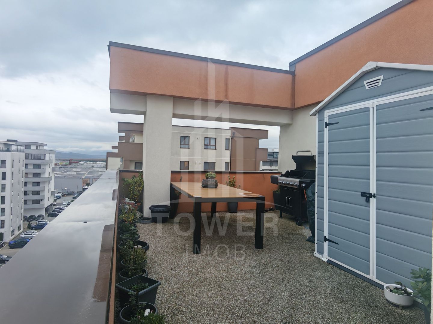 Penthouse 116 mp, terasă generoasă- vedere panoramică, compartimentare excelenta - Poză 15