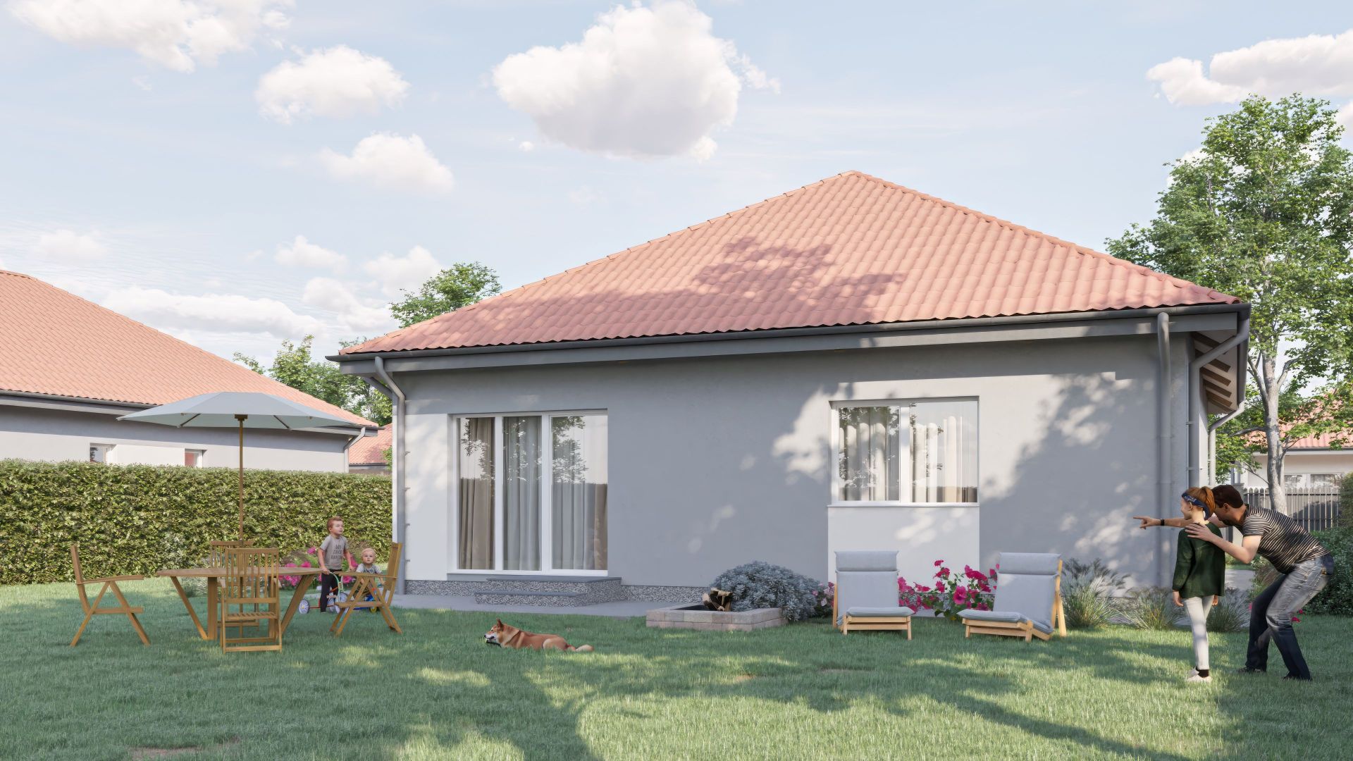 Casă 3 Camere Prejmer | 80 mp | Teren 506 mp | Încălzire Pardoseală - Poză 1