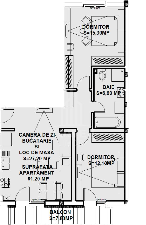 COMISION 0%-  Apartamente 3 camere  Rezidențial NOU | Doamna Stanca - Poză 4