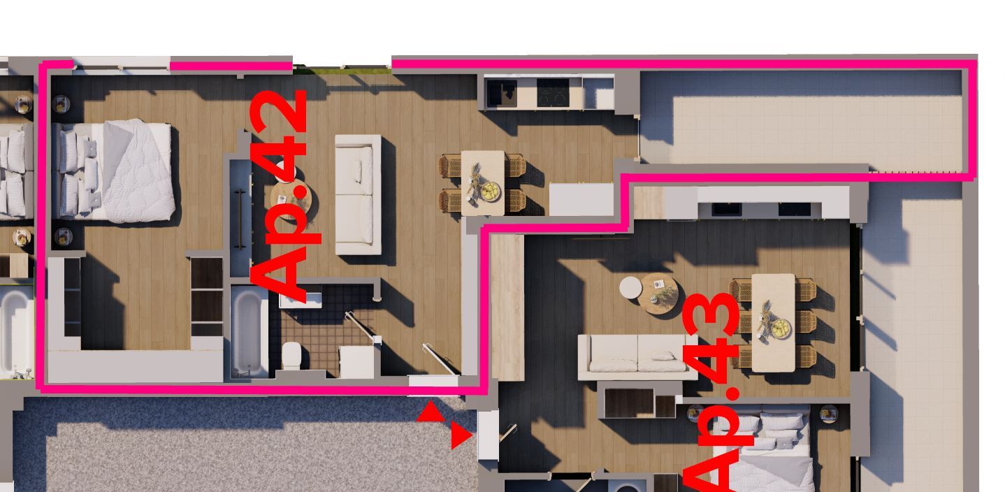 Penthouse cu terasă de 12 mp și parcare / ARED City - Poză 2