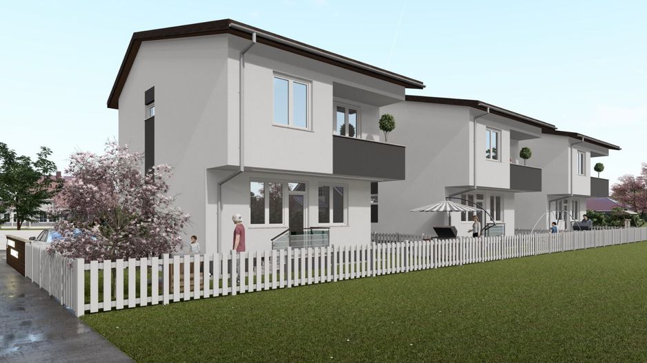 vila ind.+2parcari/112mp utili/115mp curte libera-Leordeni/Spl. Unirii - Poză 1