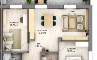 Apartament de vanzare cu 3 camere, 2 bai  etaj 1 bloc cu lift - Poză 7