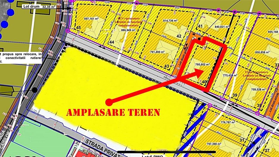 Teren intravilan 795 mp de vânzare pe strada Caișilor, Oradea - Poză 1