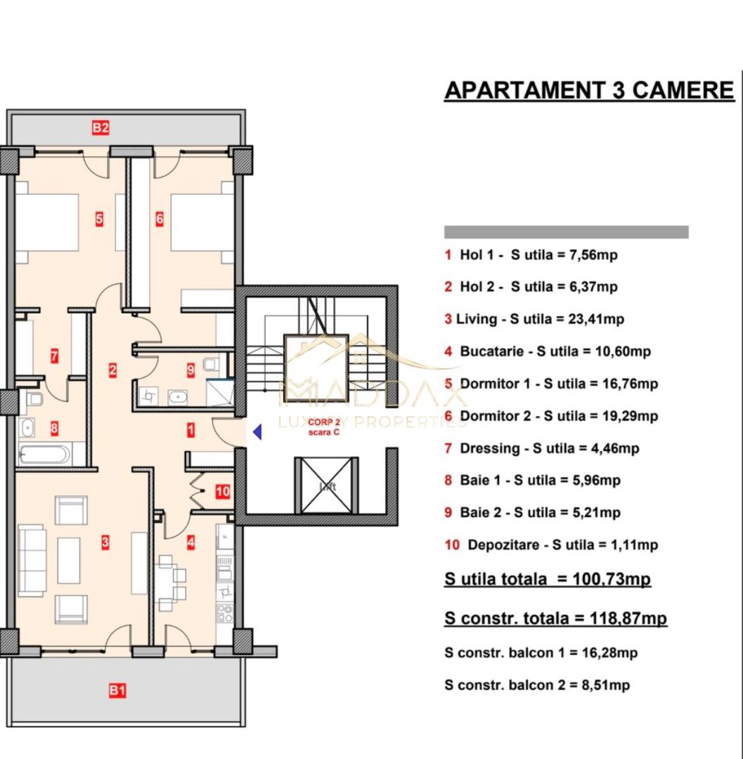 Apartament 3 camere//LUX//BLOC EXCLUSIVIST NOU//Herastrau//Cartierul Francez - Poză 35