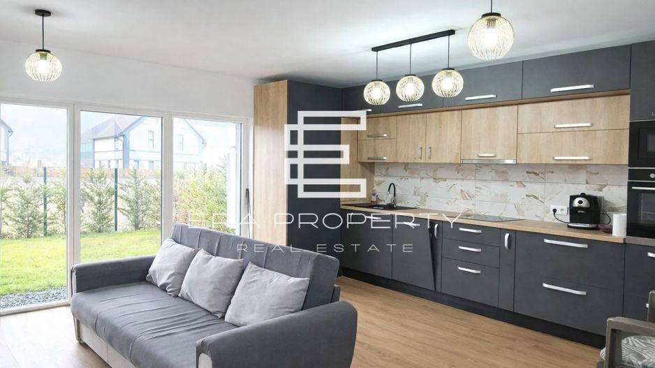 Casă nouă tip duplex, pe un singur nivel, mobilată și utilată, Talmaciu - Poză 3