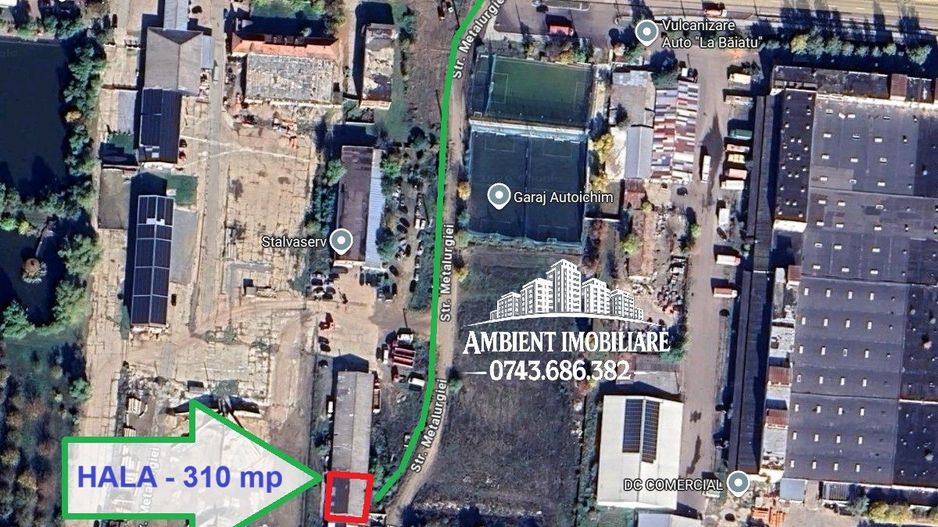 HALĂ DEPOZITARE sau ATELIER, teren 310 mp, VASLUI - zona Industrială; - Poză 8