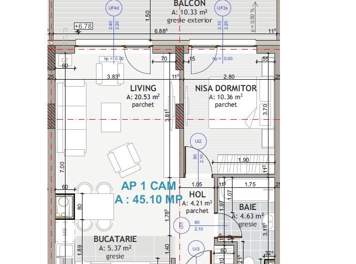 Apartament modern I 2 camere I Ansamblul Eroilor I Floresti - Poză 10