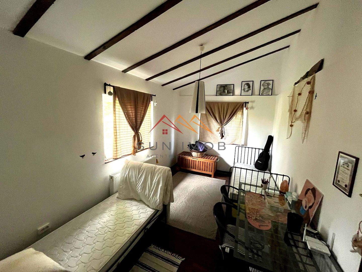 Casă rustică P+M duplex, teren 325 mp, foișor, Brebu PH 159000 Euro - Poză 7