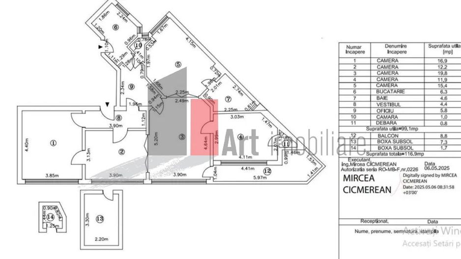 APARTAMENT 5 CAMERE -  LASCAR CATARGIU - Poză 1