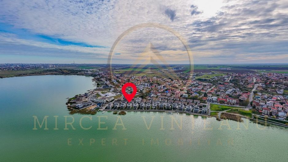 Ovidiu - Casă spectaculoasă , primul rand, cu vedere frontala  spre lac - Poză 6