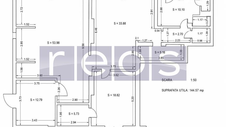 SPATIU COMERCIAL DE INCHIRIAT – FLOREASCA | 145 MP + TERASĂ - Schiță 7