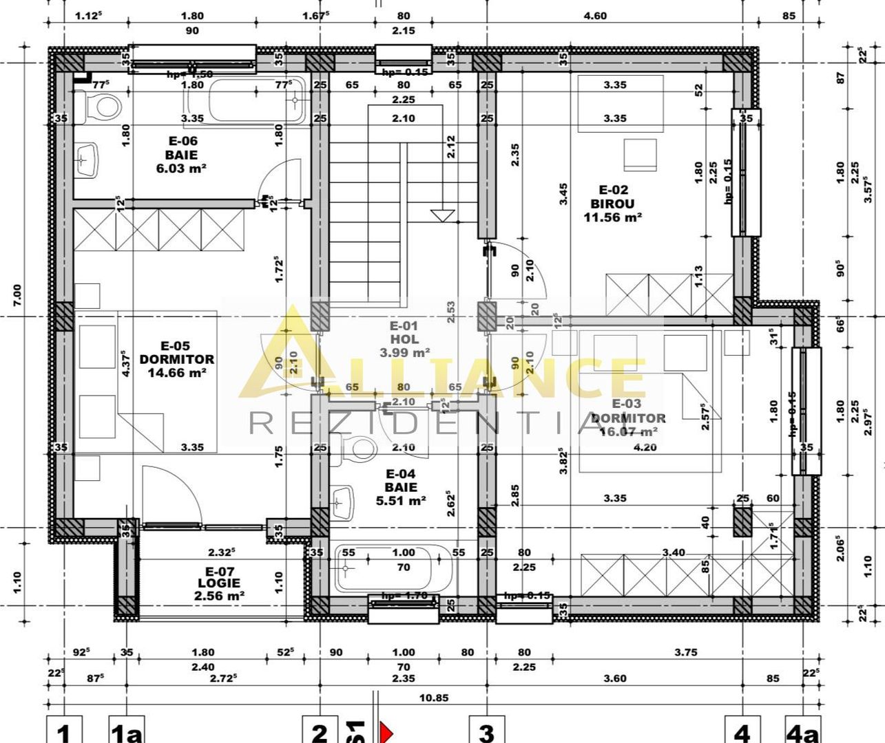 Vila individuala 4 camere 3 baie curte 210mp - Poză 6