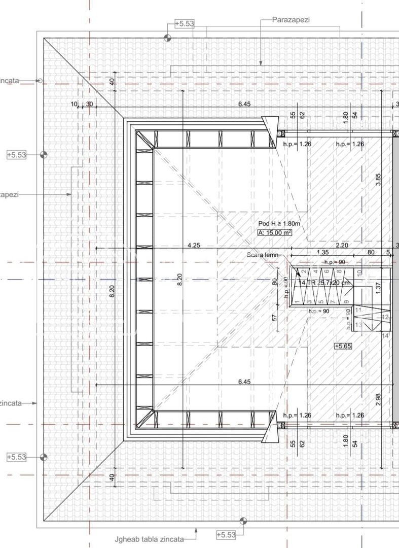 Duplex Modern cu 4 camere LA CHEIE, Zona Lidl, Cartierul Arhitectilor - Schiță 11
