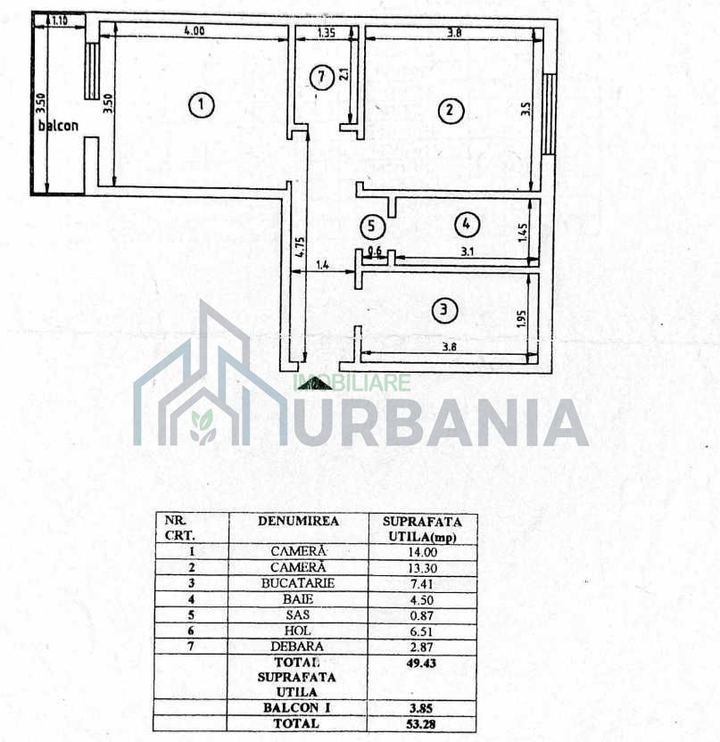 Apartament cu 2 camere, Rondul Vechi, Iasi - Poză 8
