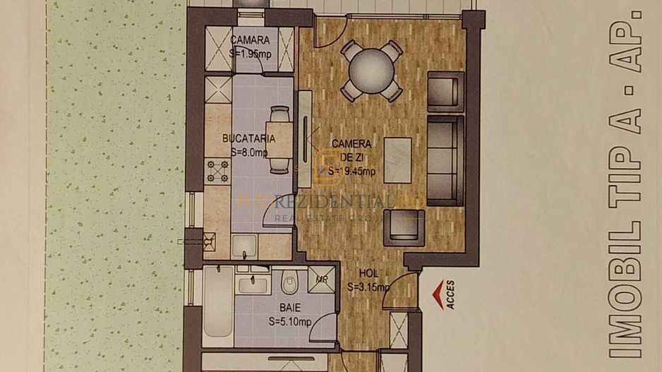 Apartament 2 camere cu curte generoasă proprie | Young City Residence - Poză 19