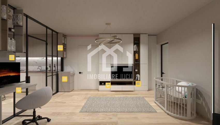 Apartament 2 camere finisat, 50mp,  Bloc nou, Sannicoara - Poză 12