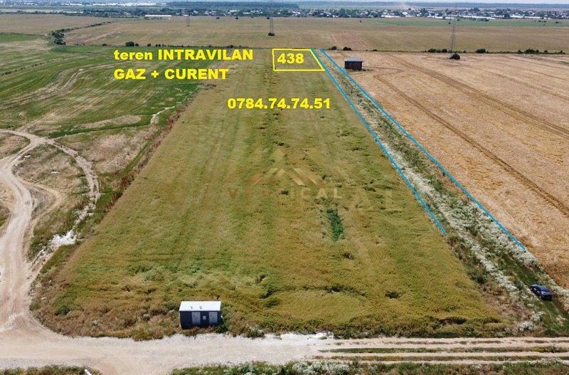 Teren INTRAVILAN cu gaz si curent - comuna Berceni - Poză 2