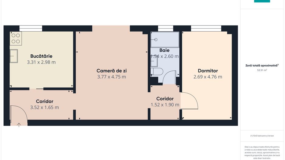 Apartament 2 camere și loc de parcare la UTA - Poză 11