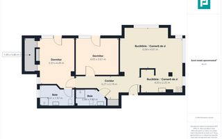 Apartament 3 camere spațios și luminos – zonă liniștită Otopeni - Poză 8