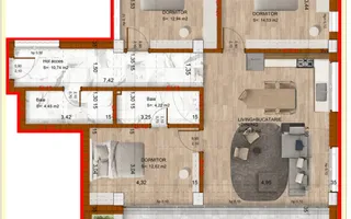 Apartament 4 Camere**TERASA**Bloc boutique***NOU// DOMENII - Poză 37