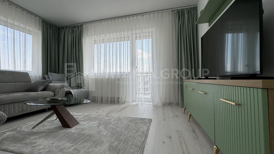 PRIMA INCHIRIERE Apartament modern 3 camere, 2 bai, parcare, Casa Nobel Coresi - Poză 1