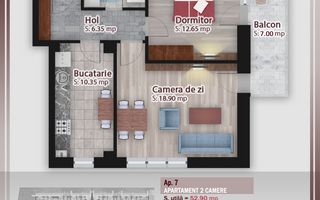 Decomandat Zona verde pallady metrou Teclu Pre promotional TVA 21 - Schiță 2