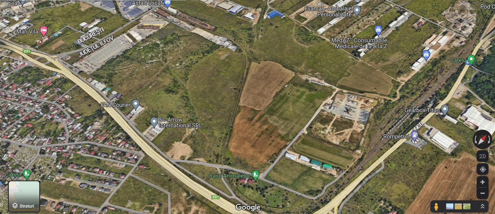 Teren 2Ha  Drumul Intre Tarlale - A2, pretabil hale + birou - Poză 7