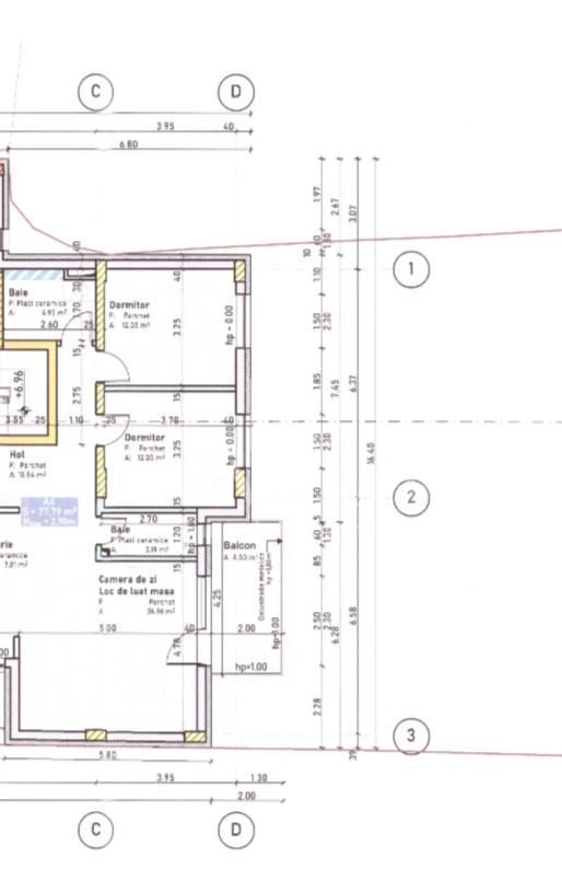 Apartament 3 camere | 77 mp | zona Centru - Poză 5