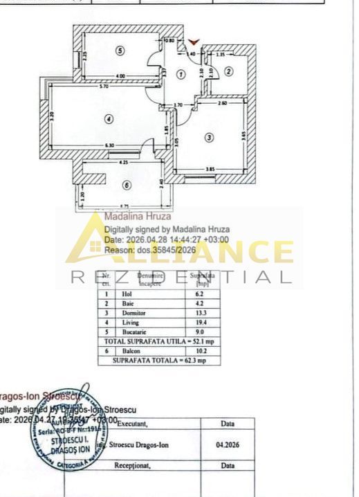 Apartament 2 camere | Grand Krystal |  Parcare inclusa - Poză 9