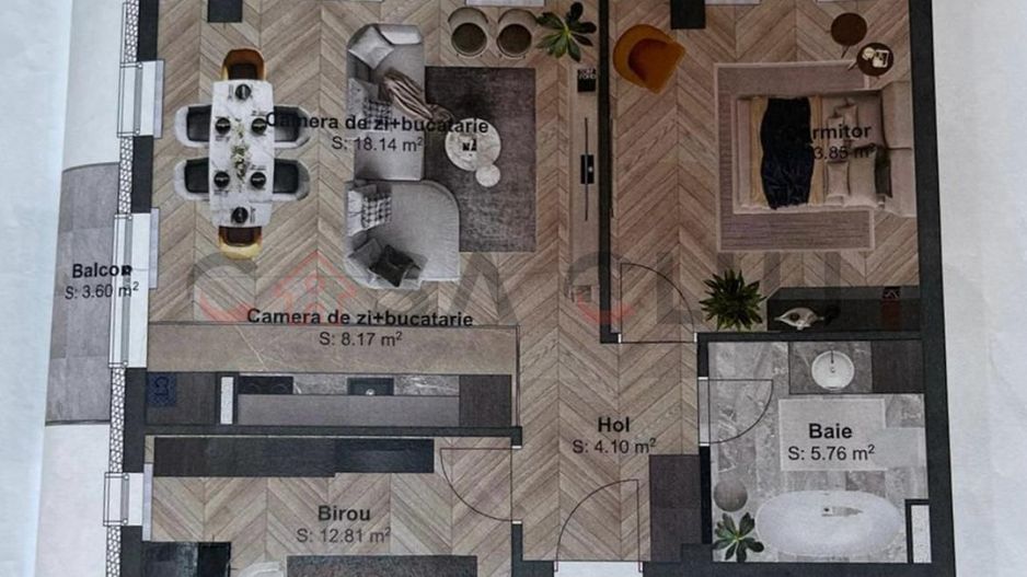 Apartament ultramodern de 3 camere, bloc nou, Mărăști ! - Poză 9