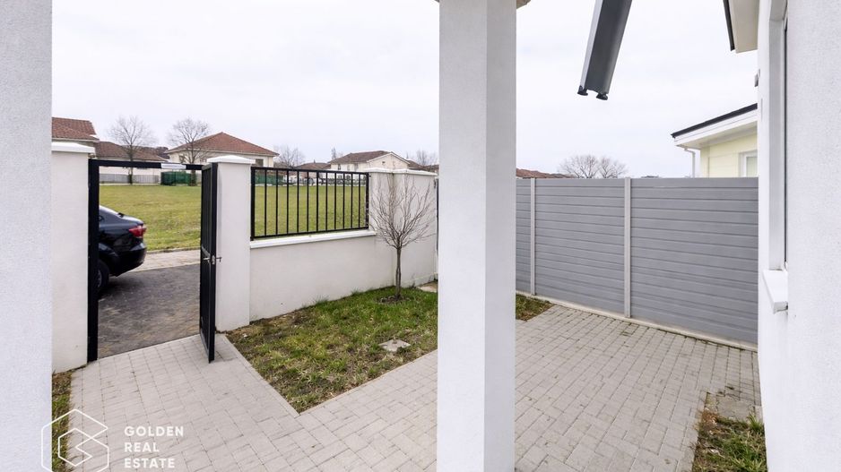 Duplex modern în Moșnița Nouă, 101 mp utili, 218 mp teren, fără pereți comuni - Poză 11