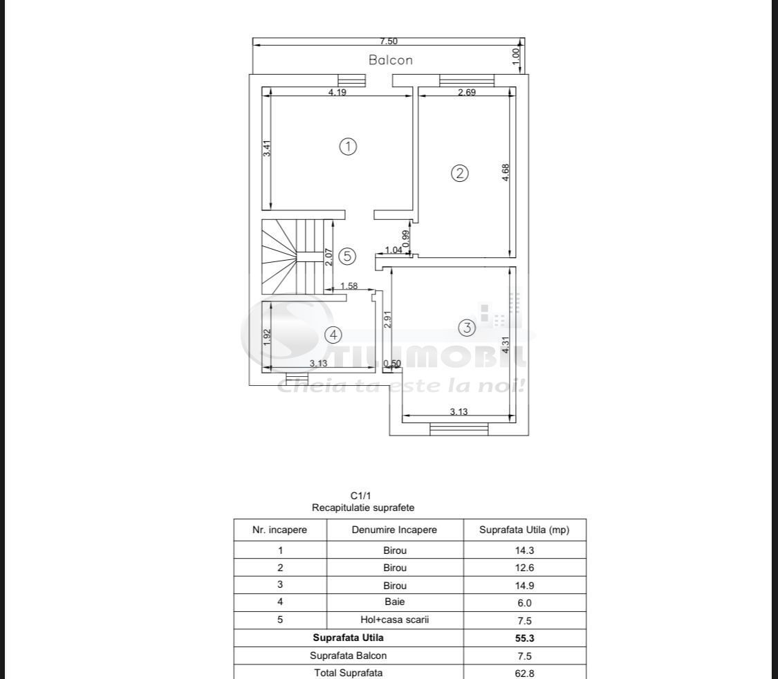 Casa Valea Lupului, 112 mp, curte 336 mp, AC, alarmă, 240.000 € - Poză 15