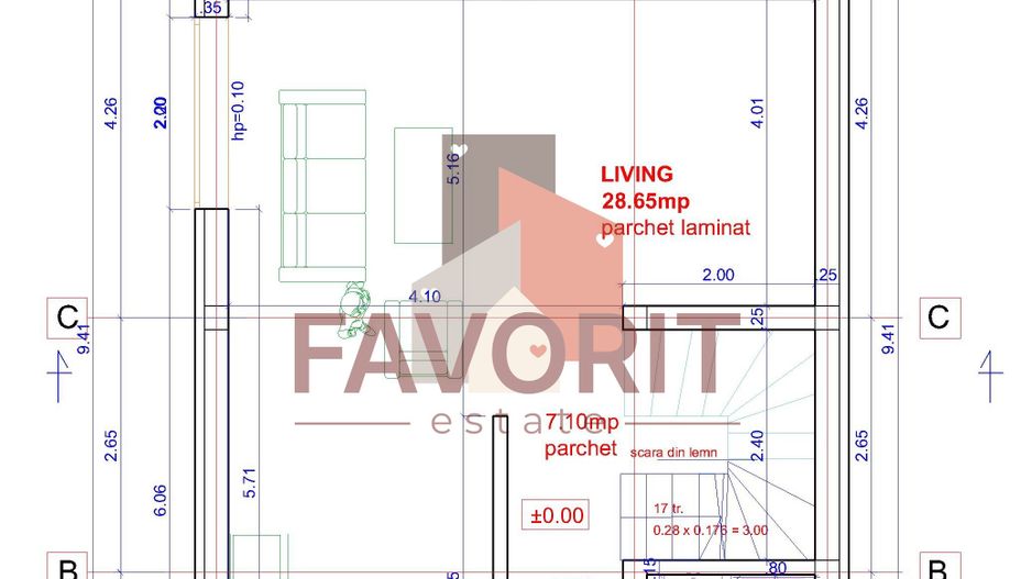 Casa Individuala in Mosnita Veche. Toate Utilitatile. Vatra satului. - Schiță 11