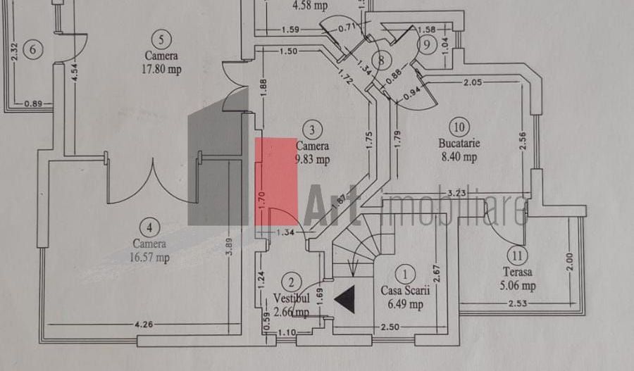 Vânzare apartament decomandat 3 camere în vilă - metrou Tineretului - Poză 17