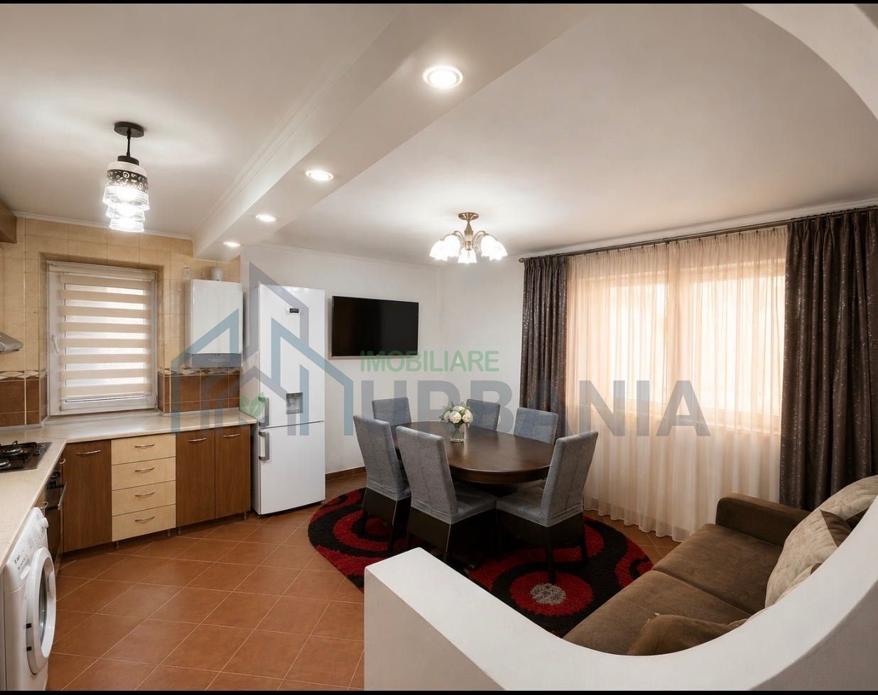 Apartament 3 camere, open-space, 50 m², etaj 1, Strada Moldovei, Pașcani – Central, mobilat și utilat - Poză 5