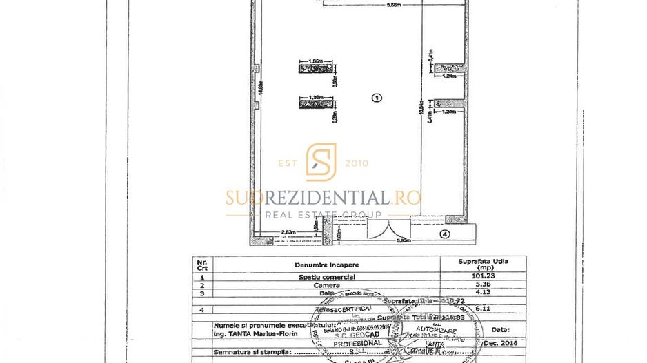 Spațiu comercial 240 mp, vitrină stradală, Metalurgiei Park, Sector 4 - Schiță 18