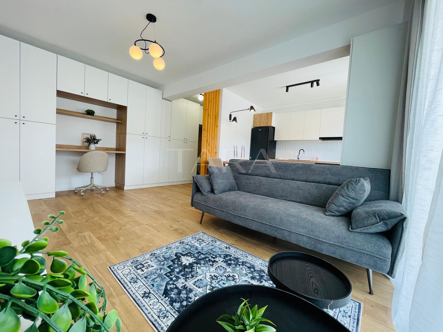 Apartament cu 2 camere, nou, mobilat și utilat – Florești, zona Terra. - Poză 2