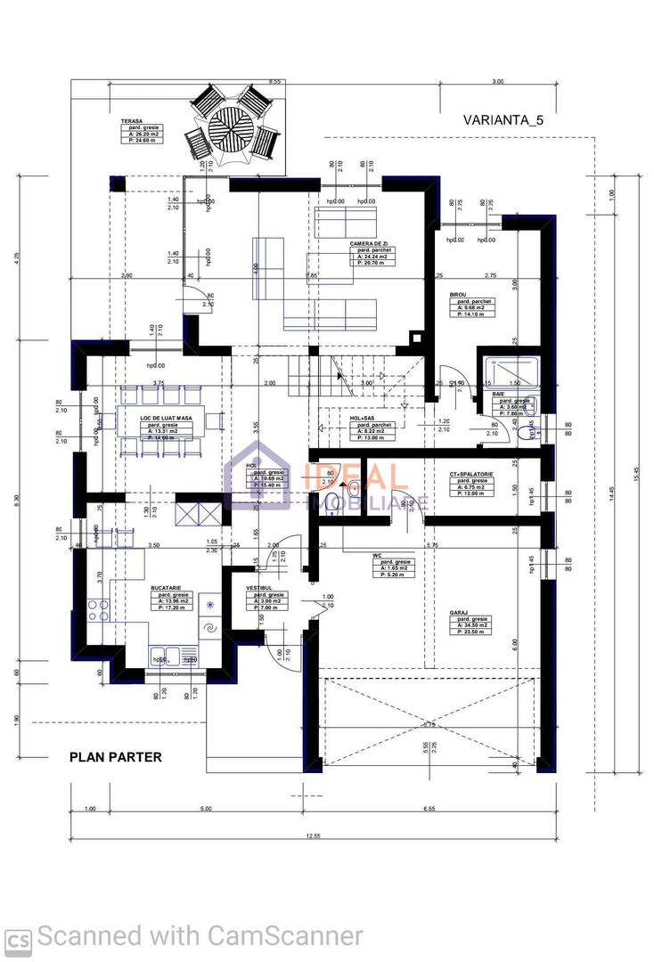 Casa Individuala Morderna cu 4 camere si 450 de mp de curte - Schiță 10