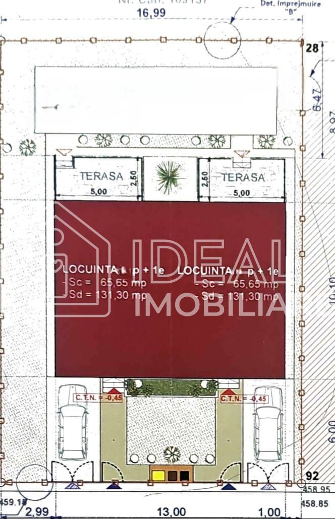Duplex premium cu 3 dormitoare | Curte amenajată | Zonă de case - Schiță 29