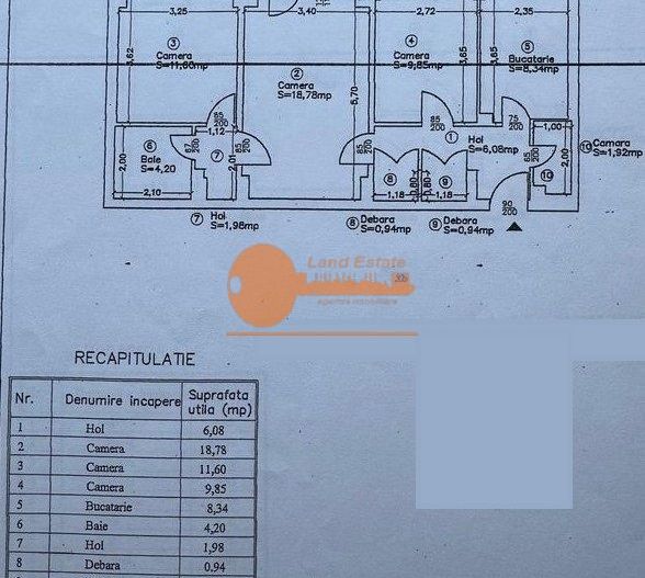 3 camere Gorjului-Uvertutii - Schiță 11