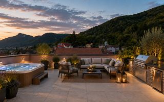 PENTHOUSE IN SCHEI | BRASOVUL LA PICIOARE | 189 MP DE TERASE - Poză 2