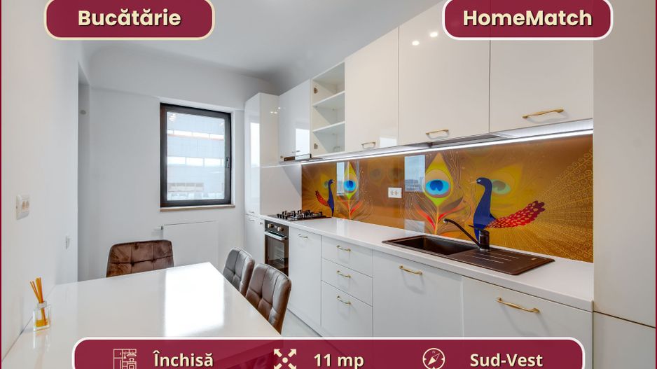 Cortina North || 2 camere || Finisaje de lux || Parcare || Piscină - Poză 5