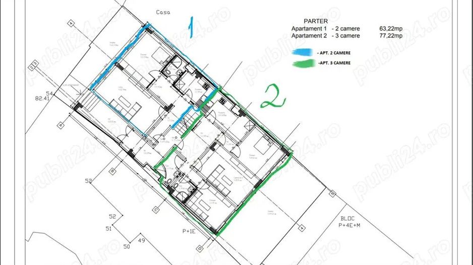 Apartament 2 camere, curte proprie 23mp, parter, Obor – metrou 2 minute - Poză 10